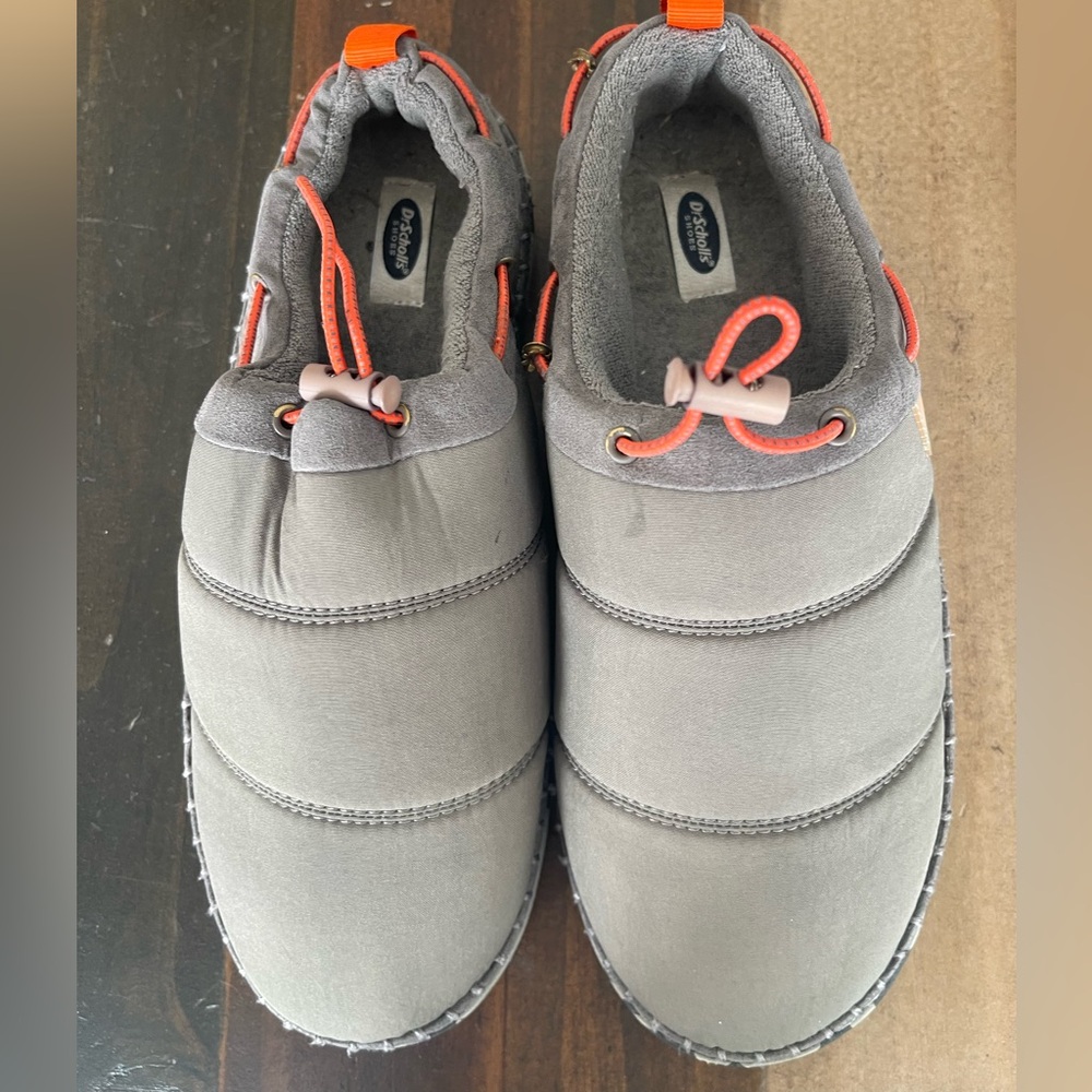 Columbia Gray and Orange Casual Slip-Ons